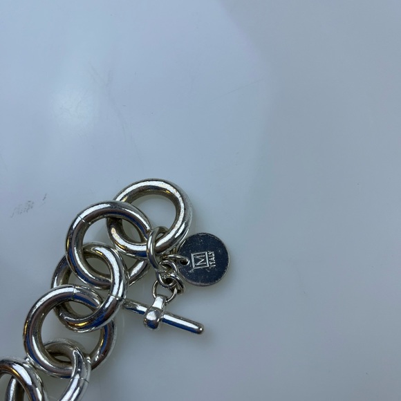 1AR Silver Chain Statement Necklace HR12-6 - Picture 4 of 6